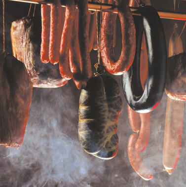 燻製された金の市場体験